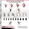 Service Caster 3.5 Inch 316SS Red Polyurethane Swivel 3/4 Inch Expanding Stem Caster Set SCC-SS316EX20S3514-PPUB-RED-34-4 - alternate 3
